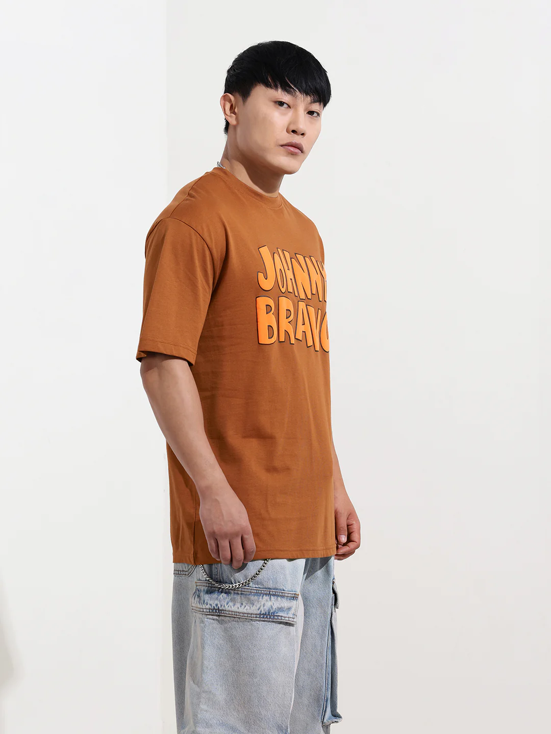 Men's Printed Applique Boxy T-shirt - Image 4