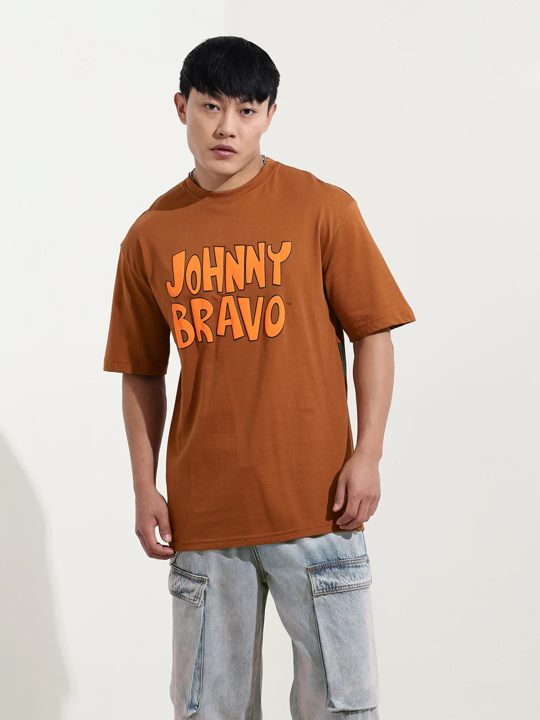 Men's Printed Applique Boxy T-shirt - Image 6