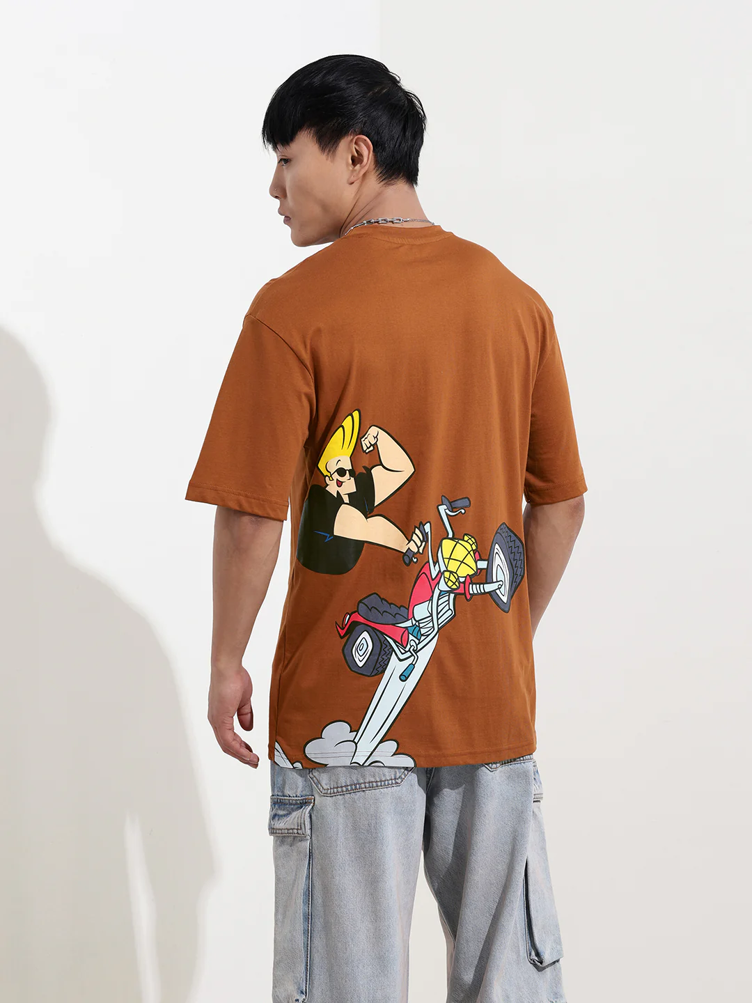 Men's Printed Applique Boxy T-shirt - Image 7