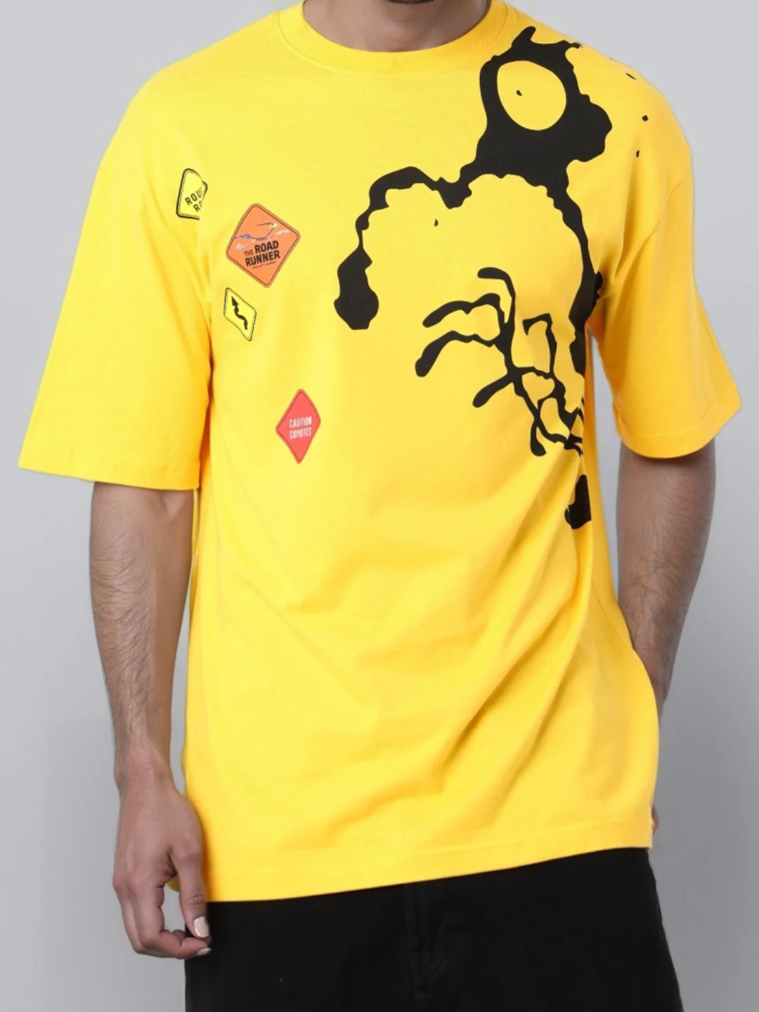 Men's Printed Pockets Boxy T-shirt - Image 8