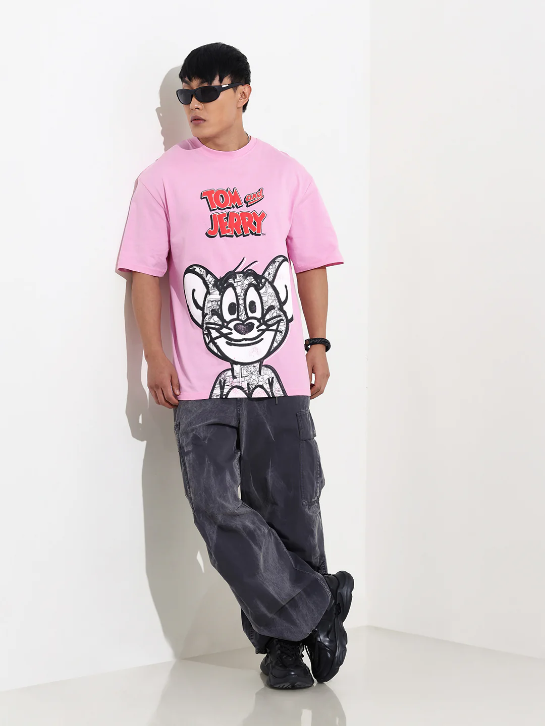 Men's Printed Pockets Boxy T-shirt - Image 2