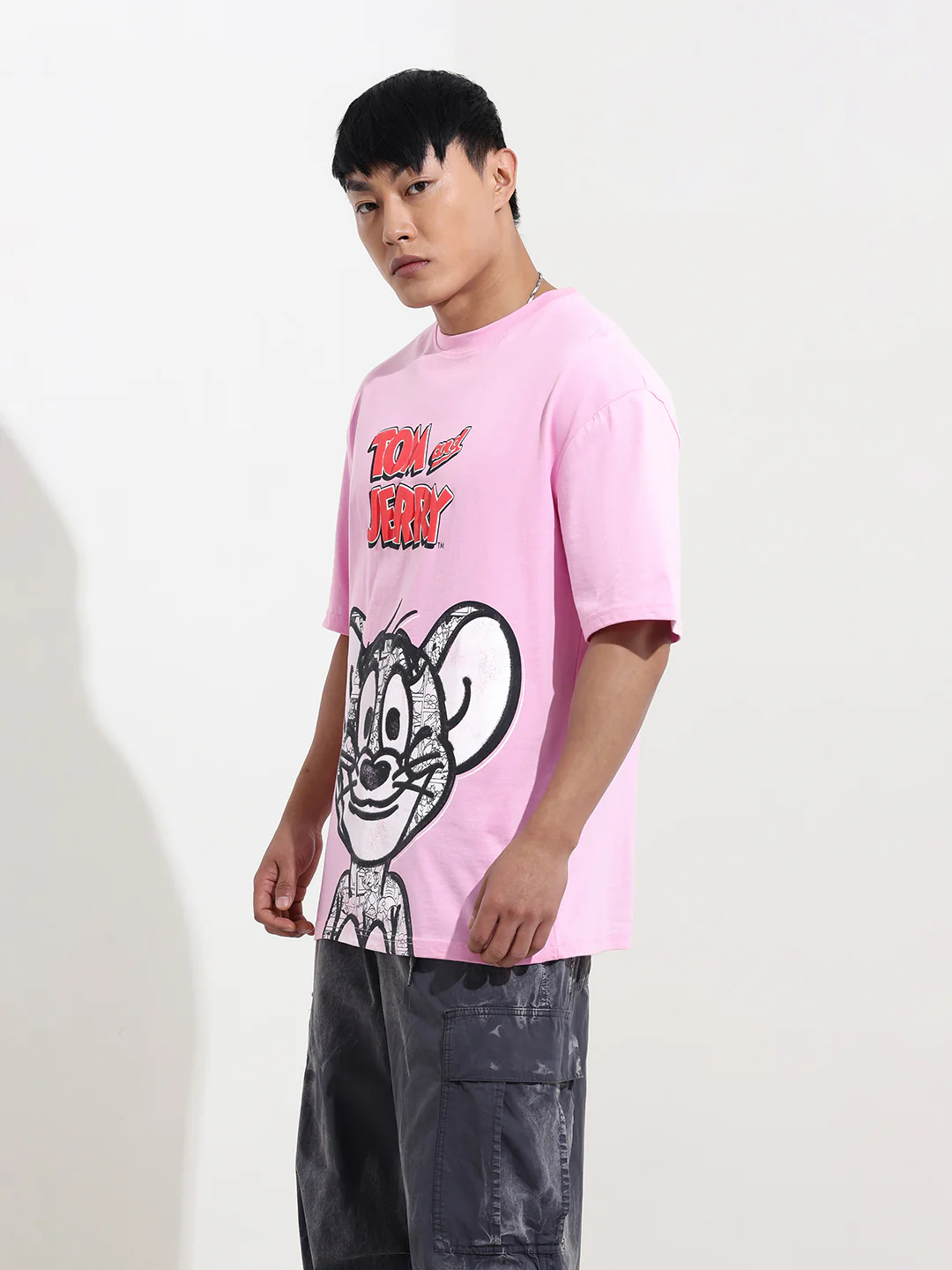 Men's Printed Pockets Boxy T-shirt - Image 3