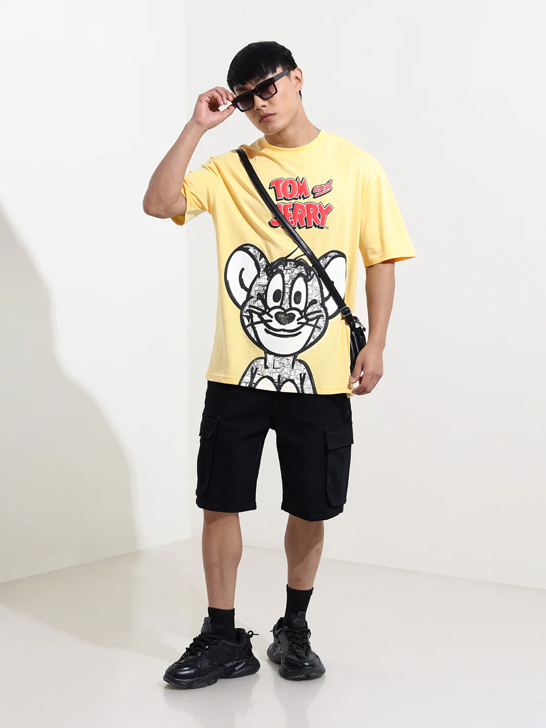 Men's Printed Raw Edge Boxy T-shirt - Image 2