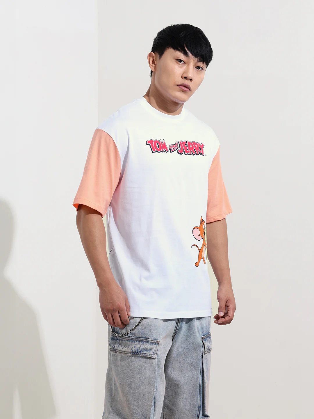 Men's Printed Applique Boxy T-shirt - Image 5