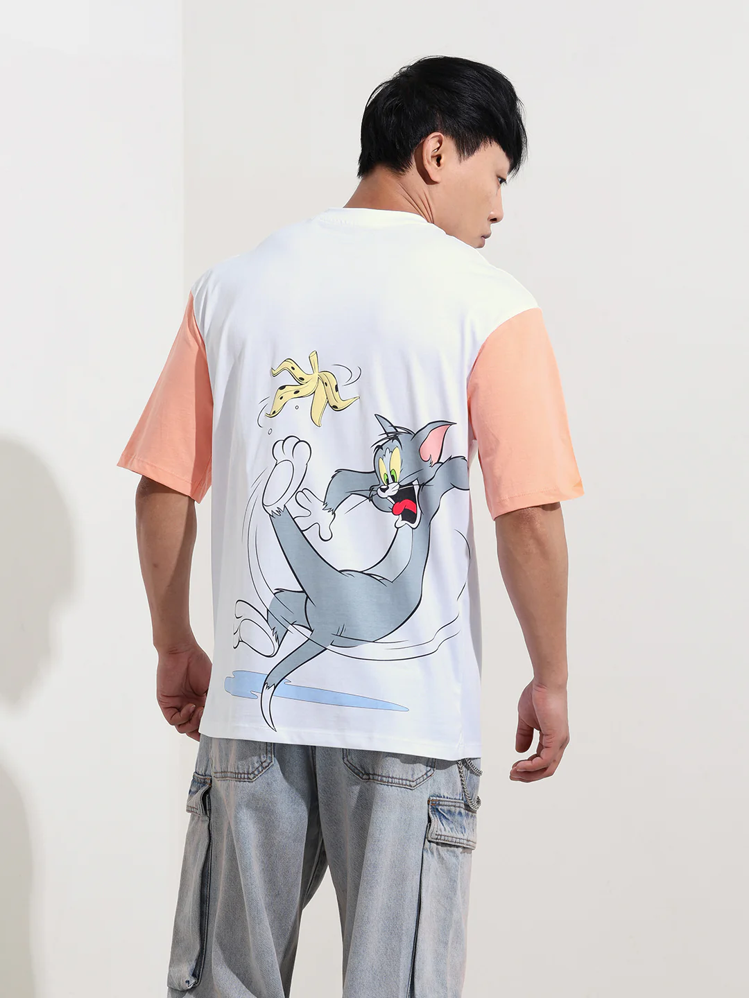 Men's Printed Applique Boxy T-shirt - Image 7