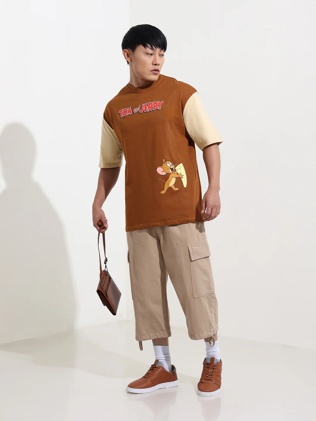 Men's Printed Pockets Boxy T-shirt - Image 3