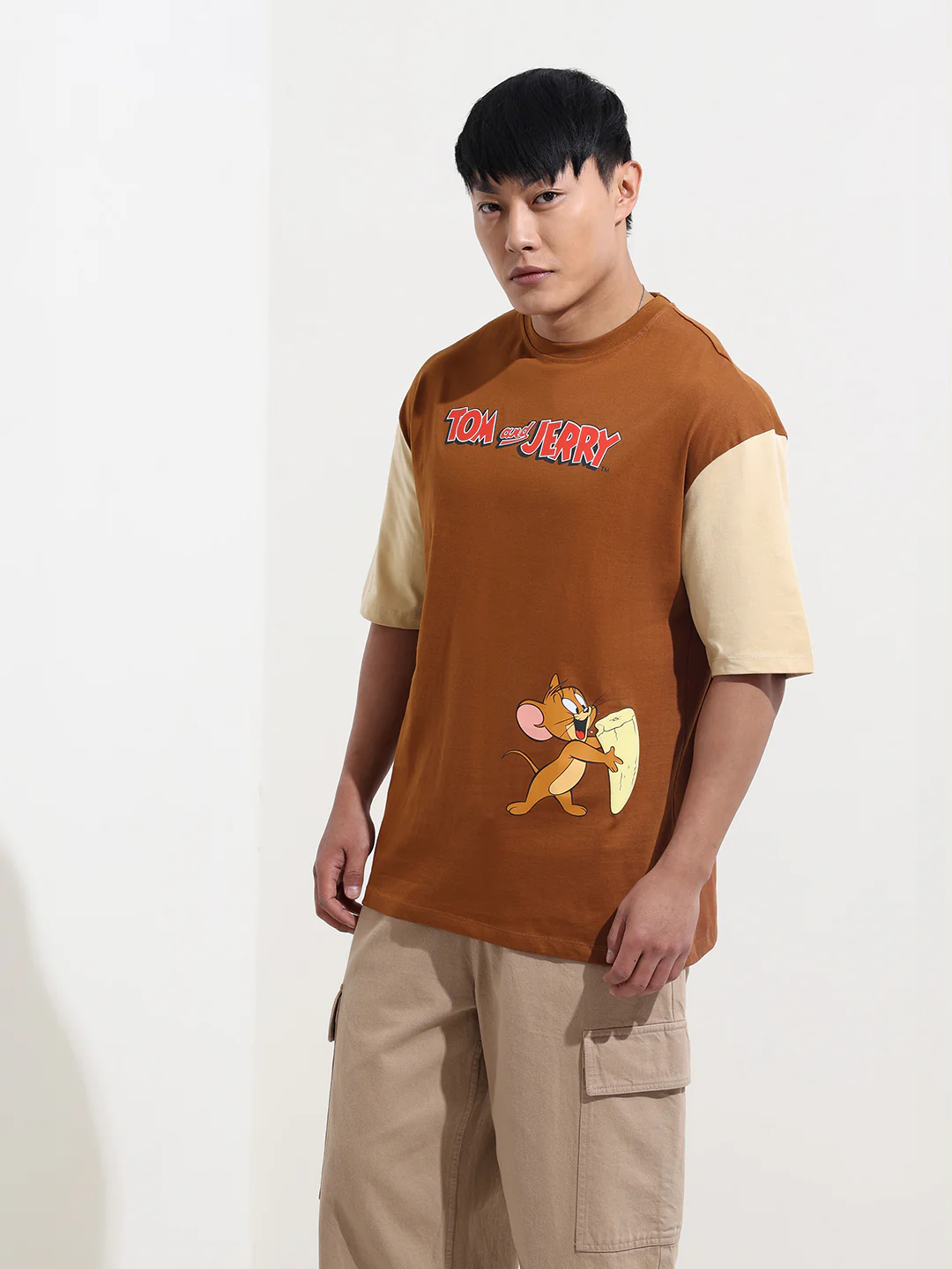 Men's Printed Pockets Boxy T-shirt - Image 4
