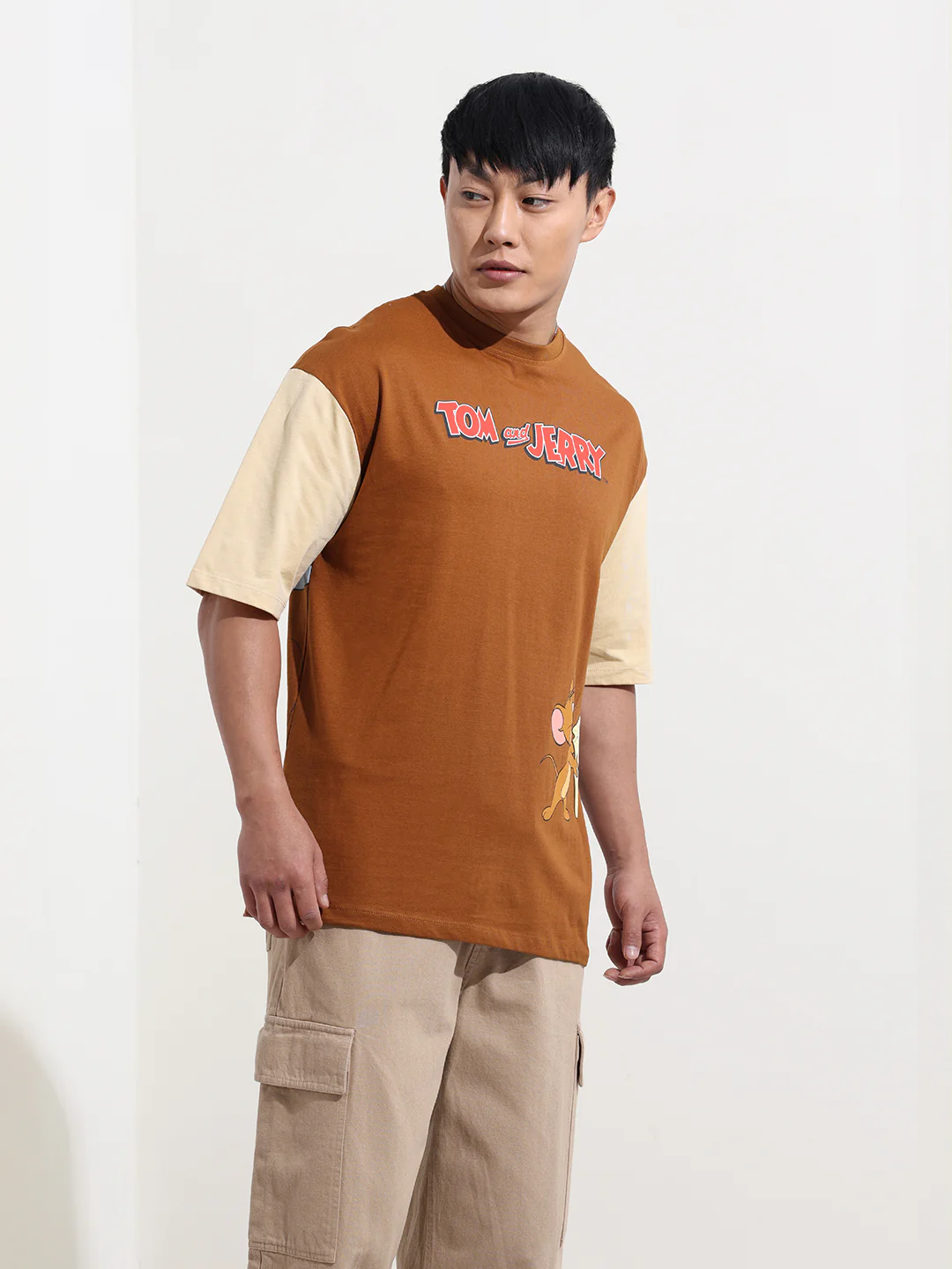 Men's Printed Pockets Boxy T-shirt - Image 5