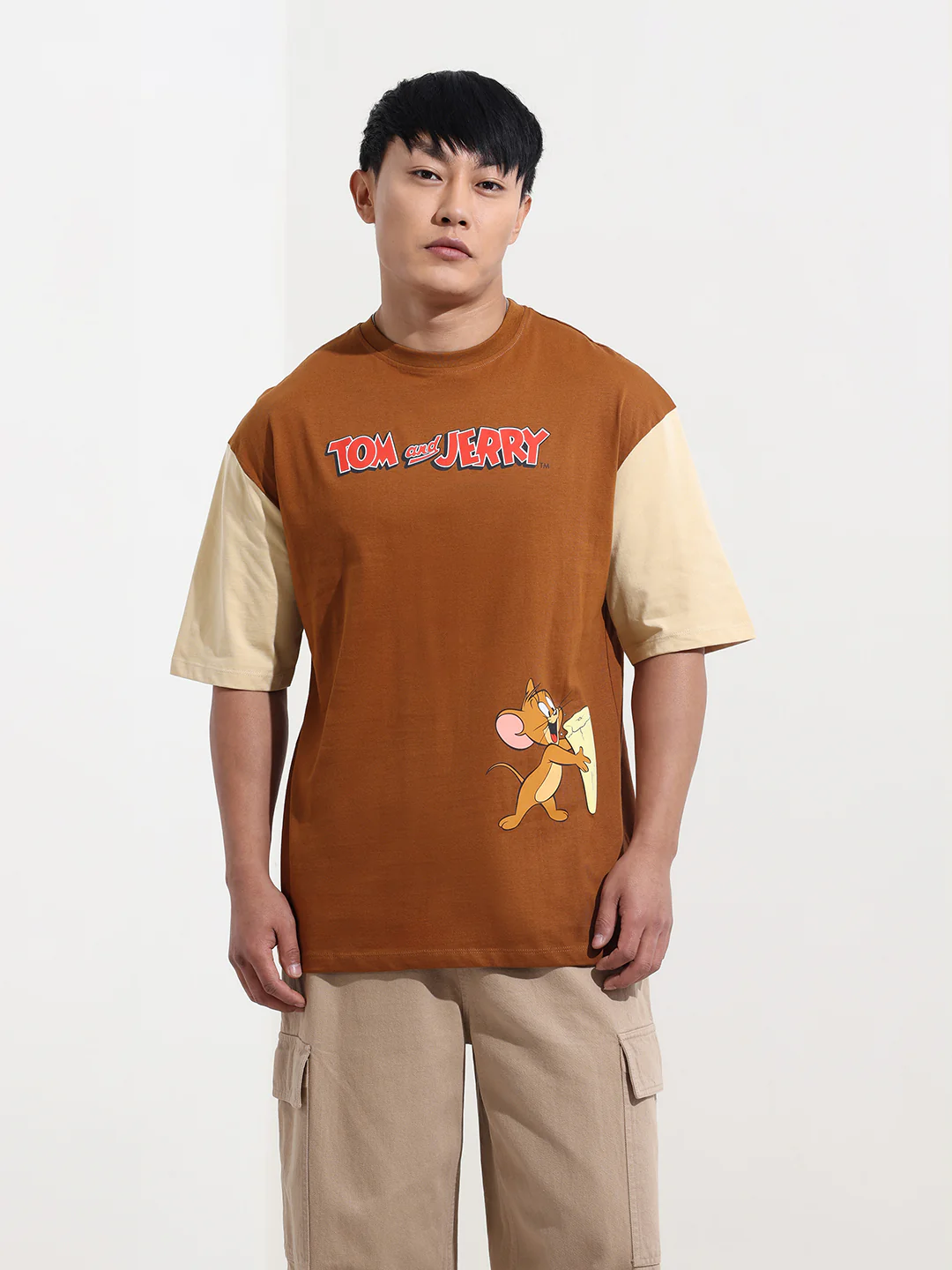 Men's Printed Pockets Boxy T-shirt - Image 7