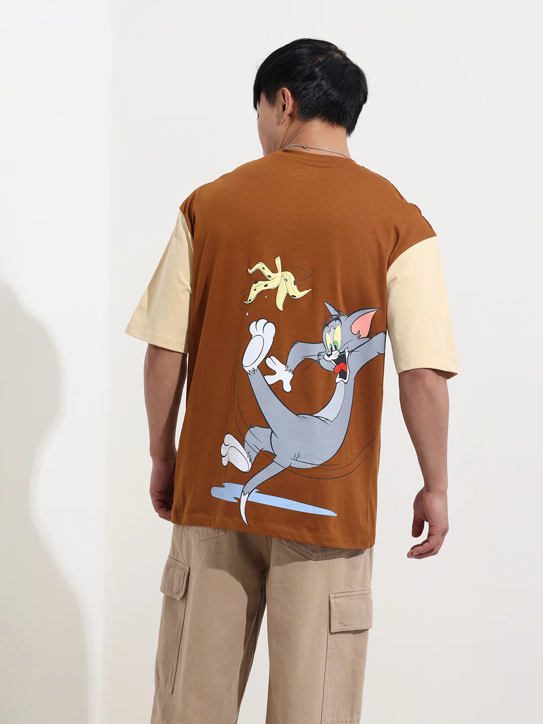 Men's Printed Pockets Boxy T-shirt - Image 8