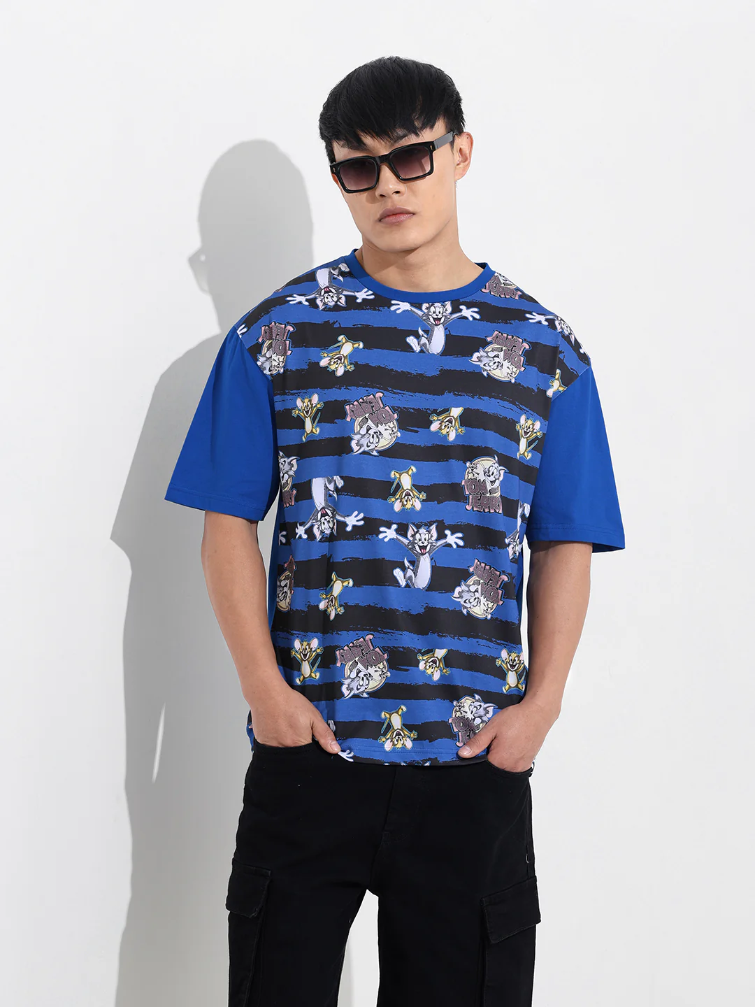 Men's Printed Raw Edge Boxy T-shirt - Image 2