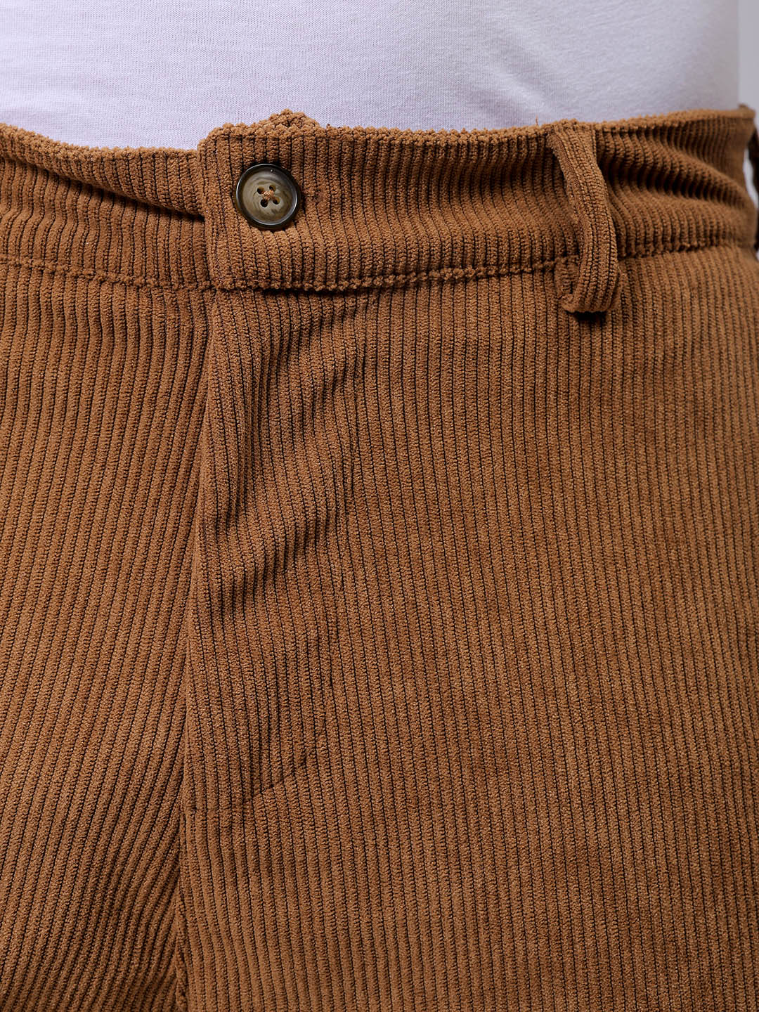 Men's Tobacco Baggy Fit Textured Utility Cargo - Image 6