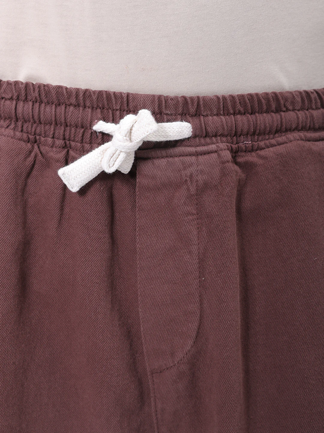 Men's Choco Loose Fit Solid Street Wear Jeans - Image 6