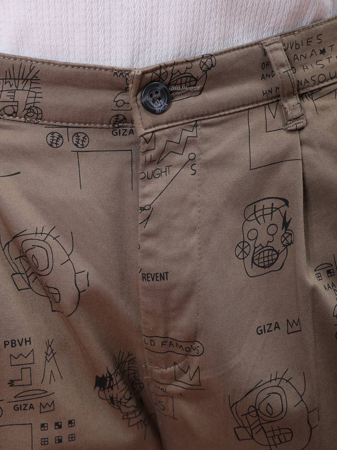 Men's Brindle Relaxed Fit Printed Casual Shorts - Image 6