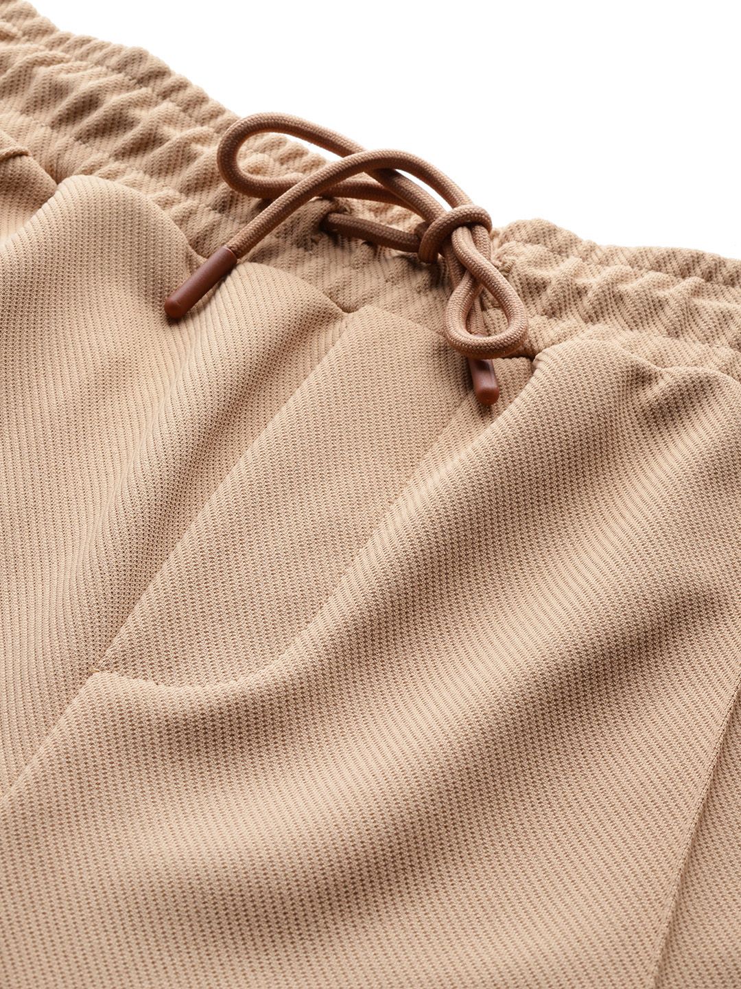 Men's Tan Relaxed Fit Printed Street Wear Jogger - Image 5