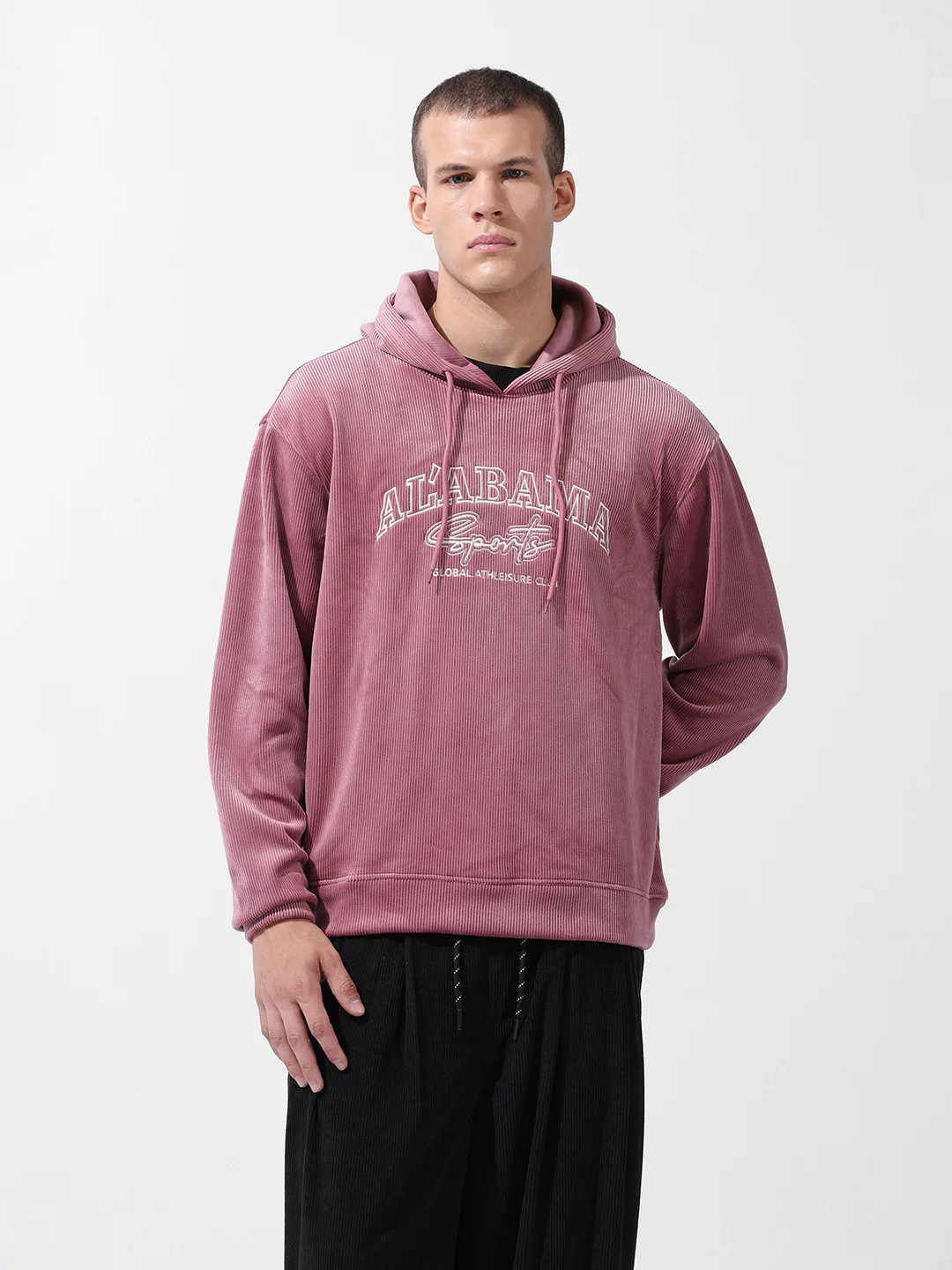 Men's Italian Clay Regular Fit Textured Casual Sweatshirts - Image 4