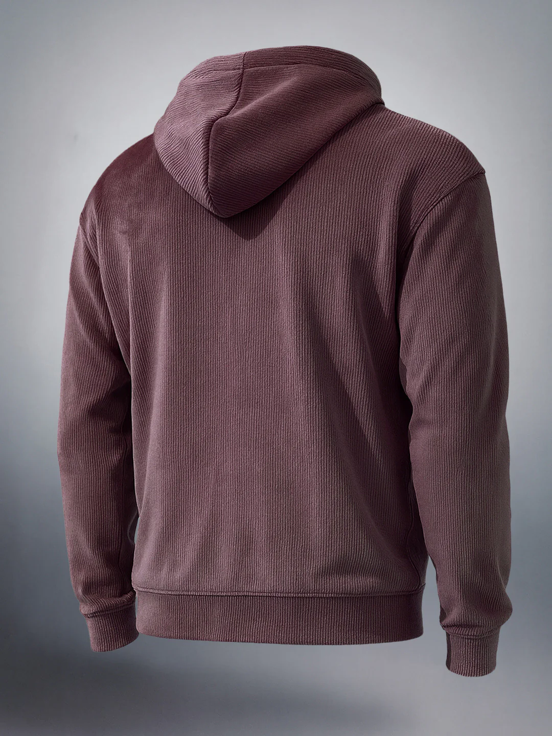 Men's Ground Coffee Regular Fit Textured Casual Sweatshirts - Image 2