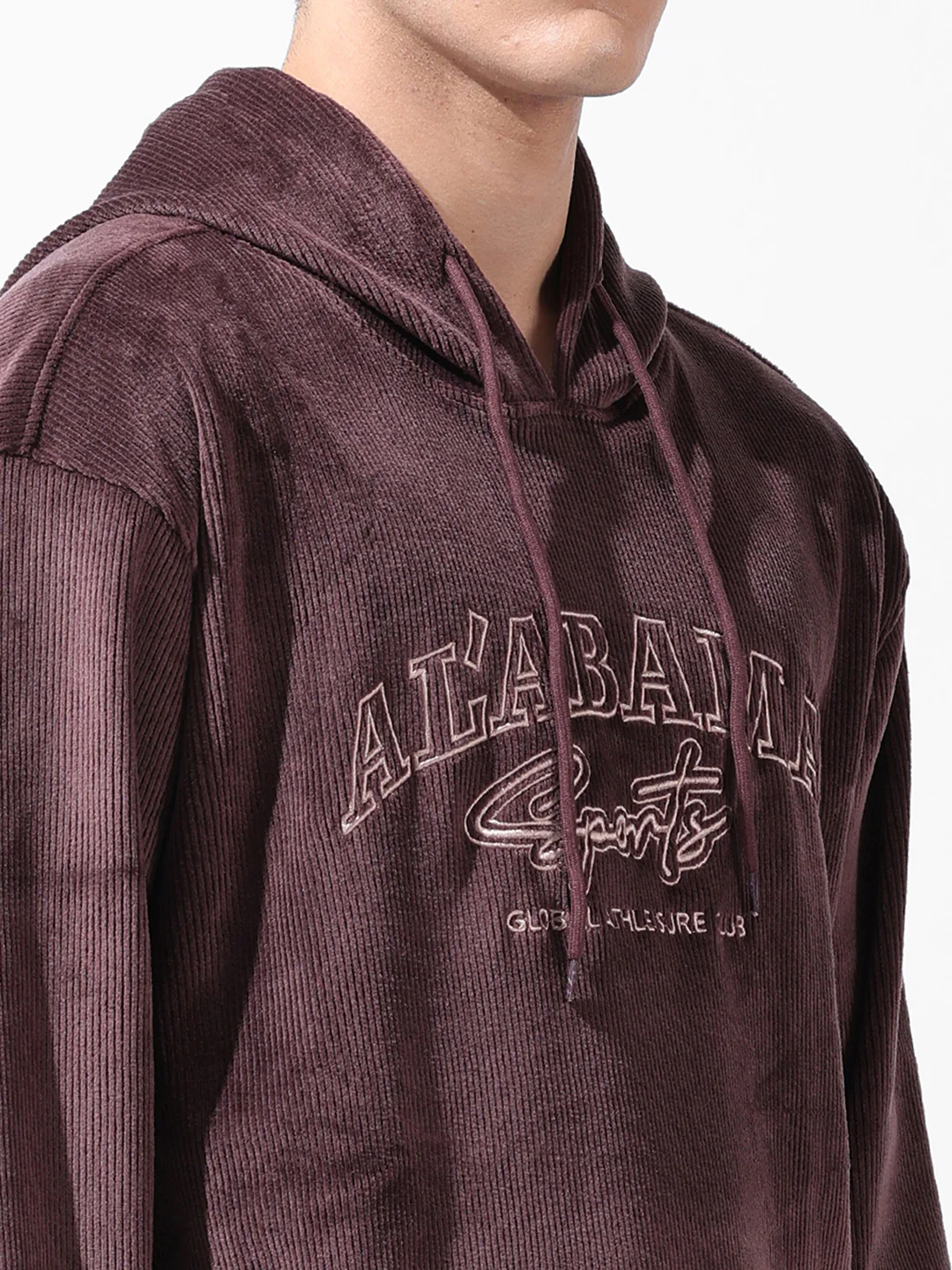 Men's Ground Coffee Regular Fit Textured Casual Sweatshirts - Image 9