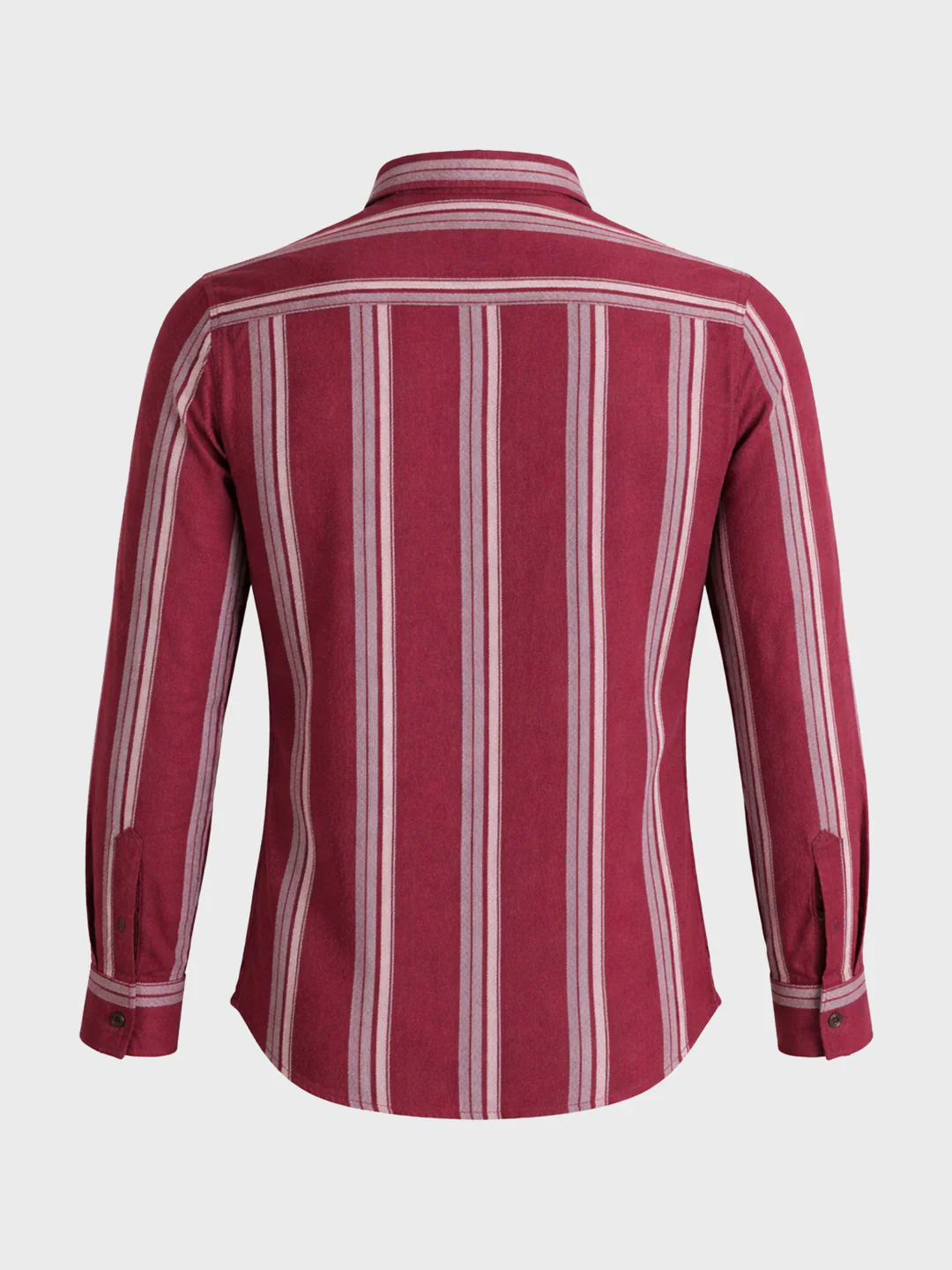 Men's Full Sleeves Slim Fit Maroon Shirt - Image 6
