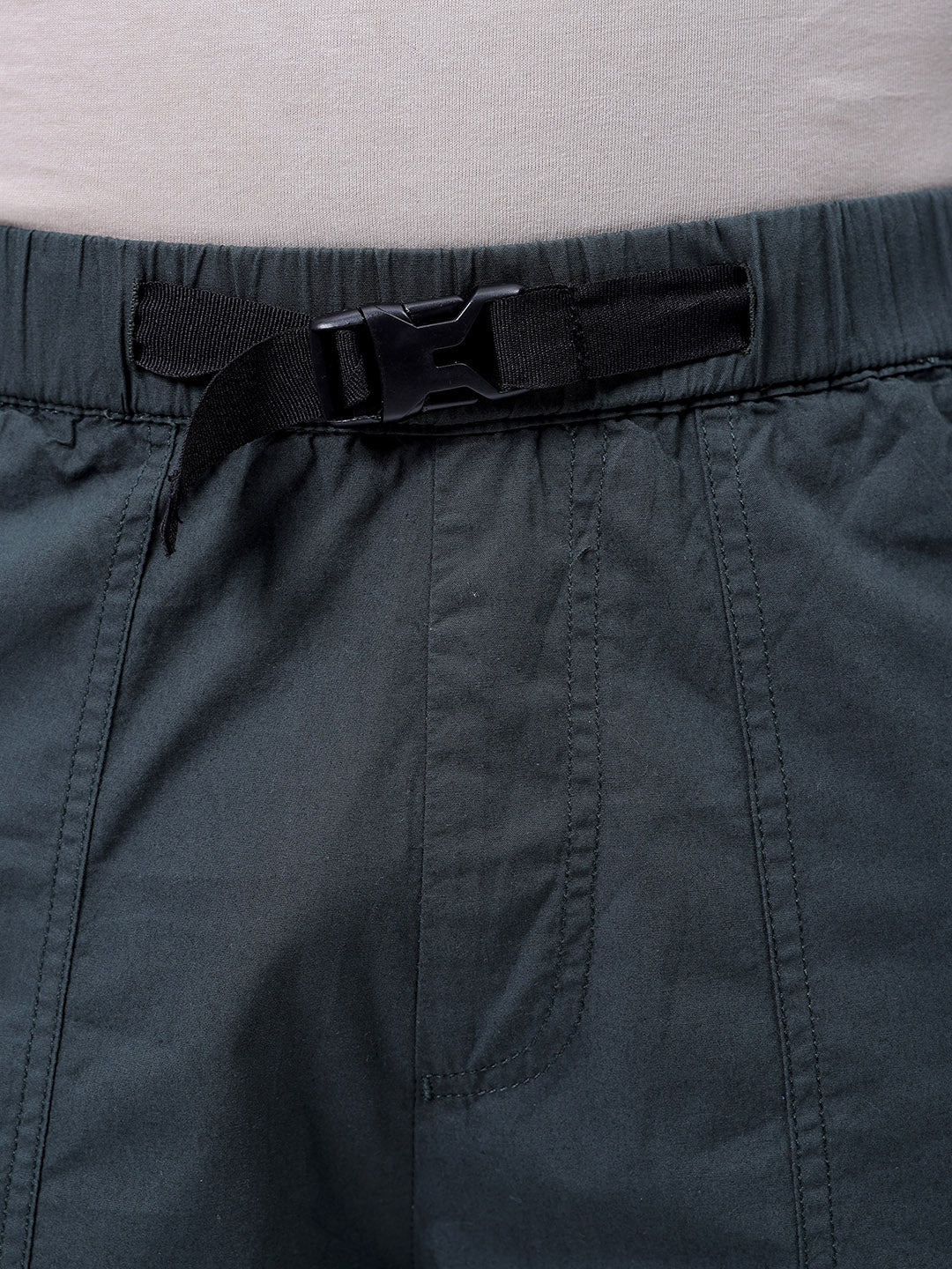 Men's Jungle Green Loose Fit Solid Casual Jogger - Image 6