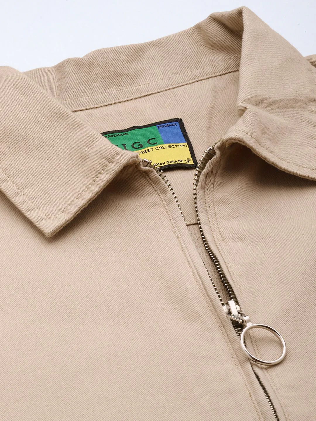 Men's Light Green Oversized Fit Solid Korean Street Shirt - Image 5