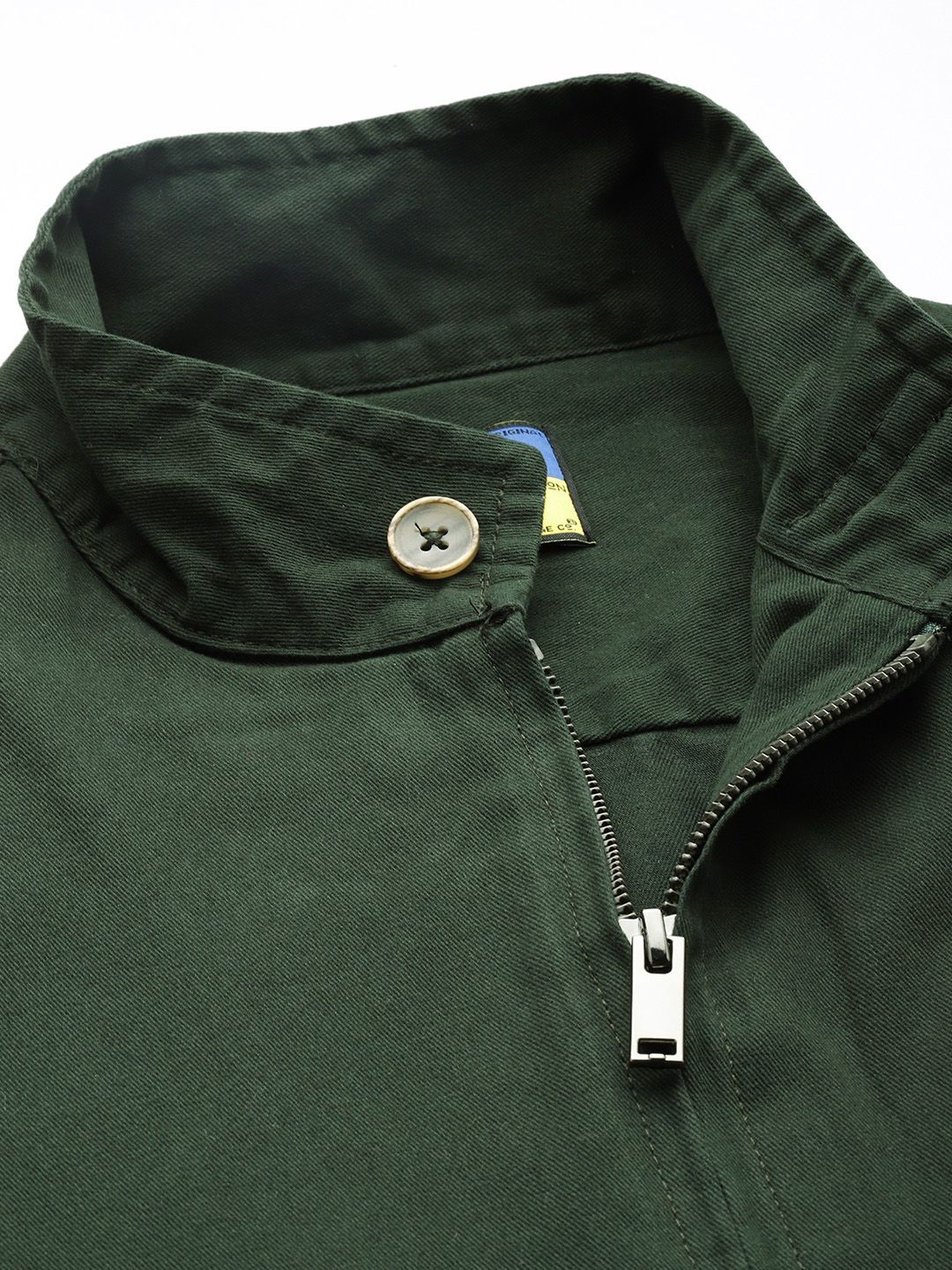 Men's Green Regular Fit Graphic Printed Casual Shirt - Image 6