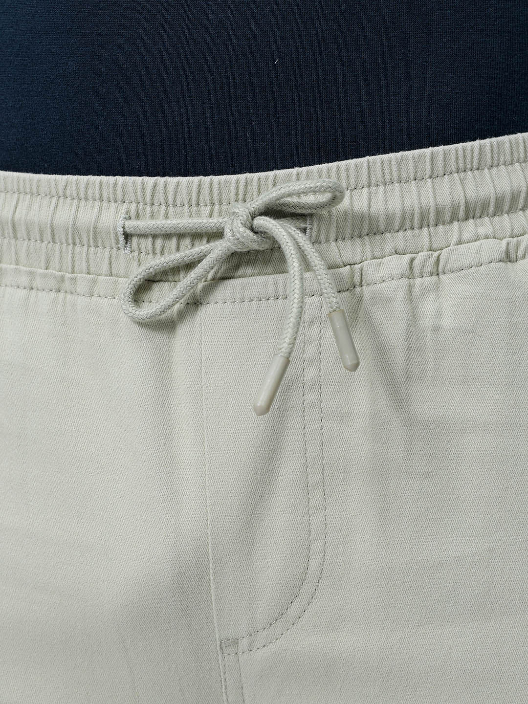 Men's Light Green Regular Fit Solid Casual Jogger - Image 6