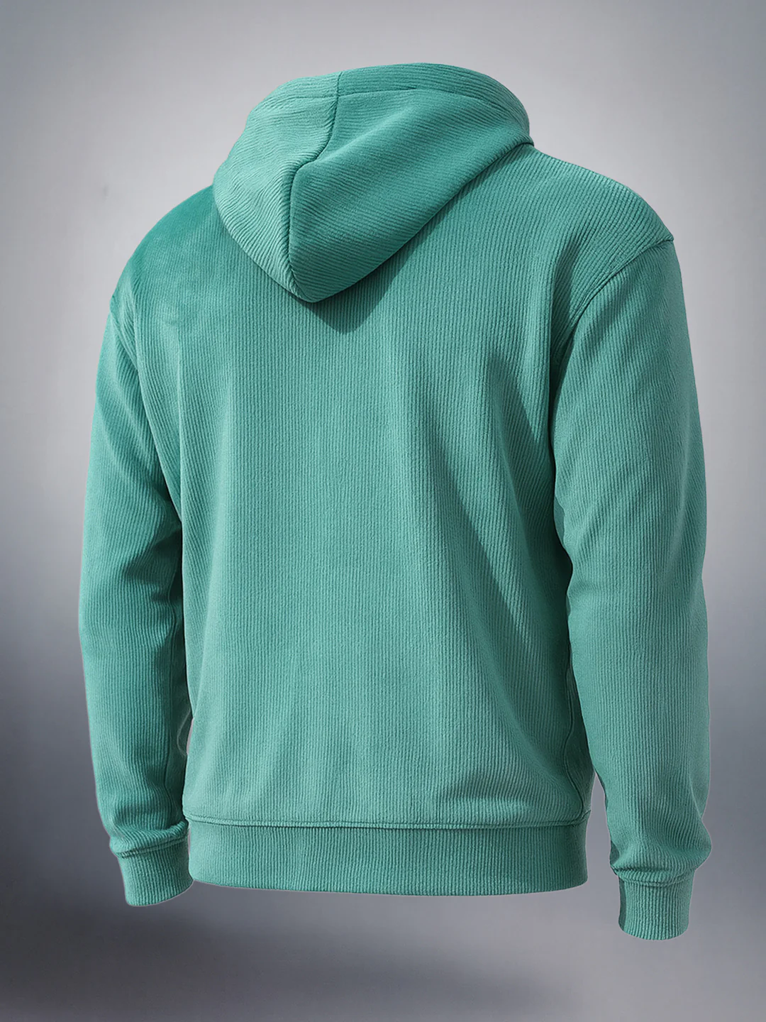 Men's Jelly Green Regular Fit Textured Casual Sweatshirts - Image 2