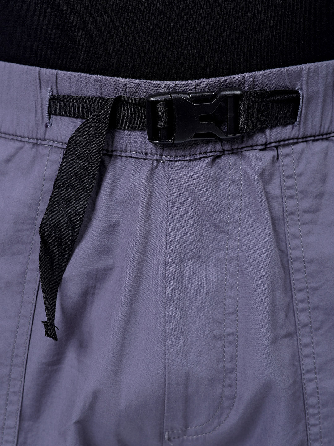 Men's Steel grey Loose Fit Solid Casual Jogger - Image 6