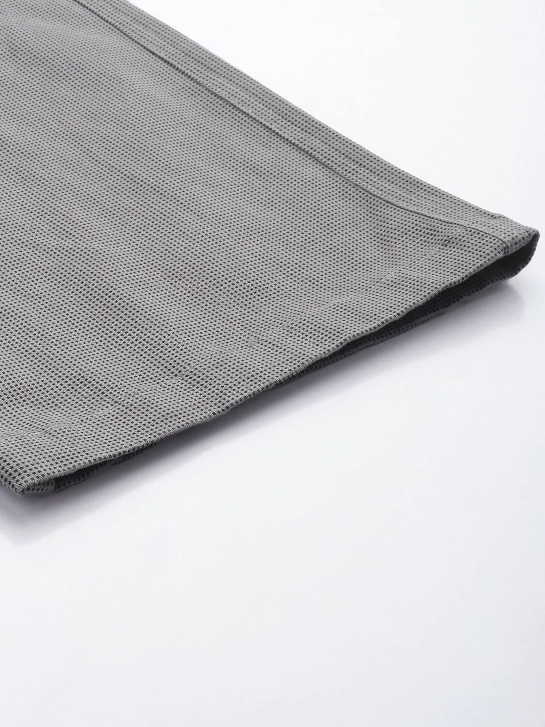 Men's Grey Relaxed Fit Geometric Print Utility Cargo - Image 6