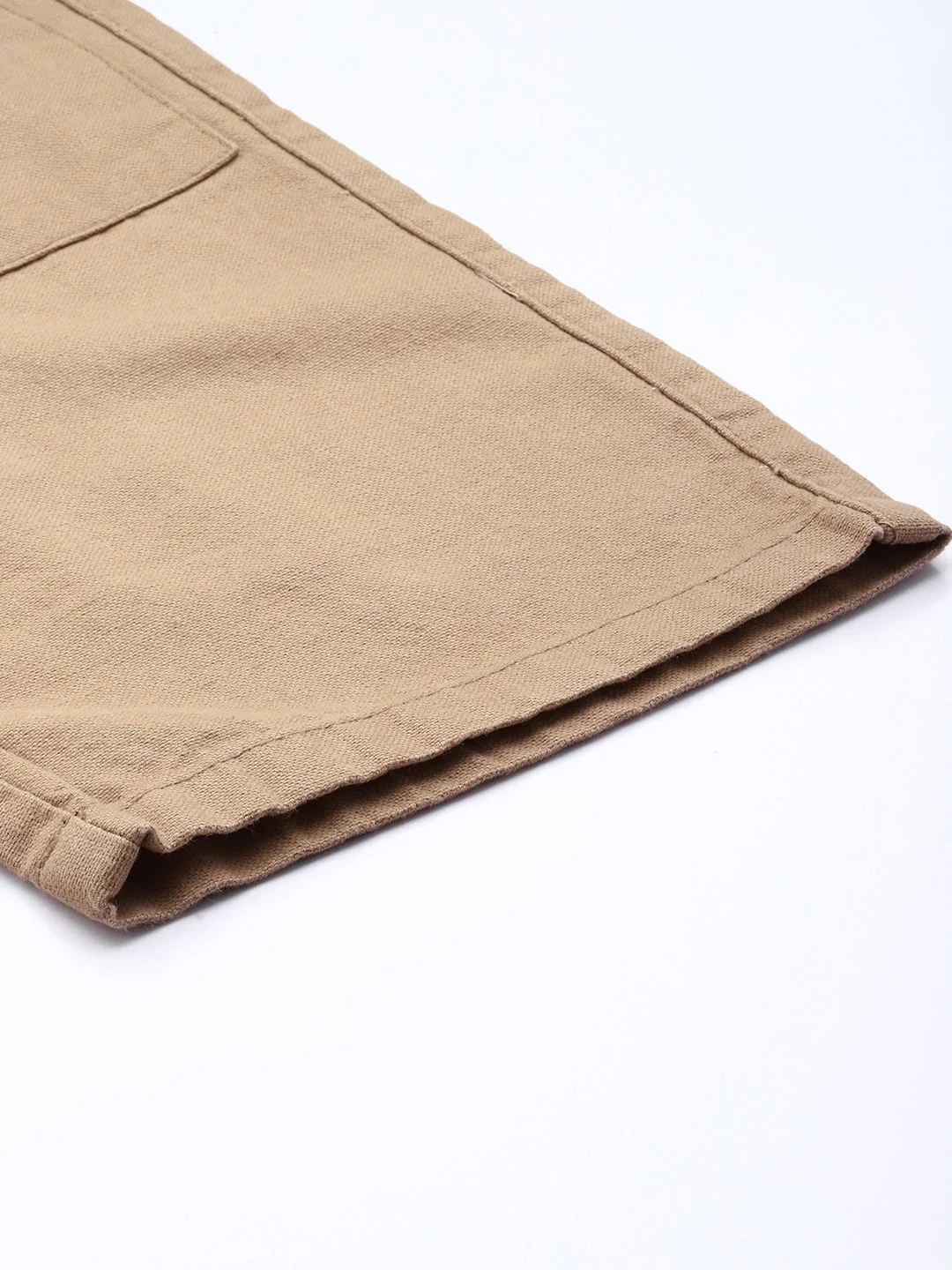 Men's Circular Grey Relaxed Fit Solid Utility Cargo - Image 6