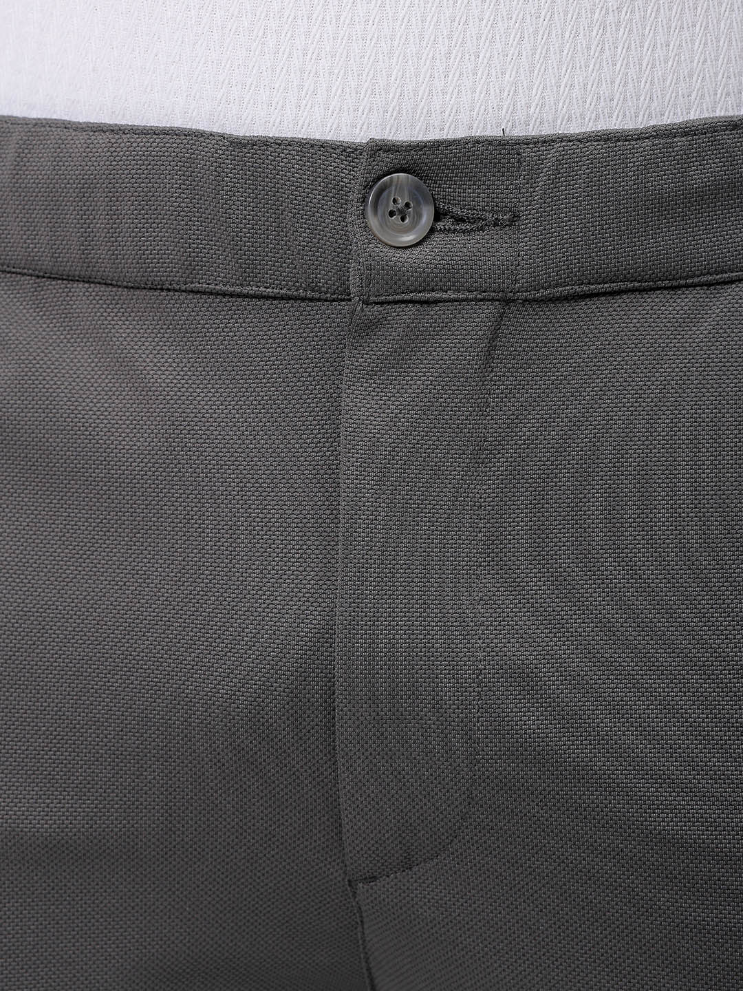 Men's Vetiver Slim Fit Textured Formal Trouser - Image 6