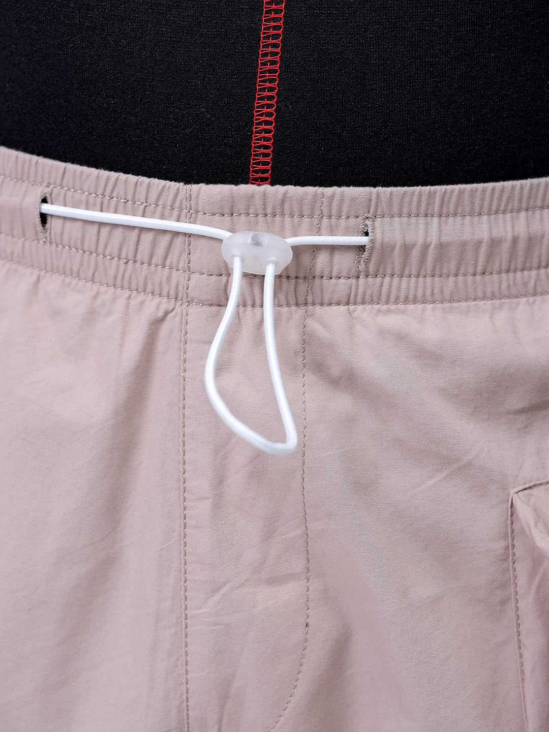 Men's Oat Milk Relaxed Fit Solid Utility Jogger - Image 6
