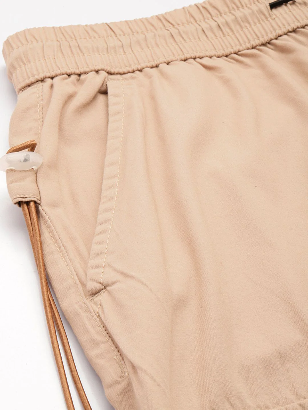 Men's Oat Milk Relaxed Fit Solid Utility Jogger - Image 5