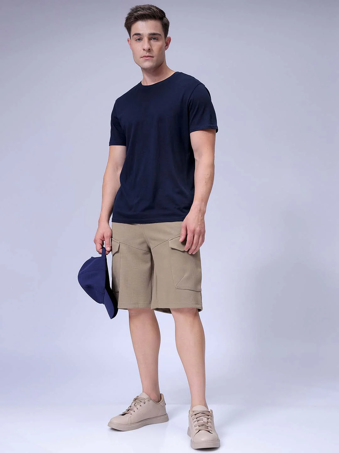 Men's Elmwood Relaxed Fit Textured Utility Shorts - Image 4