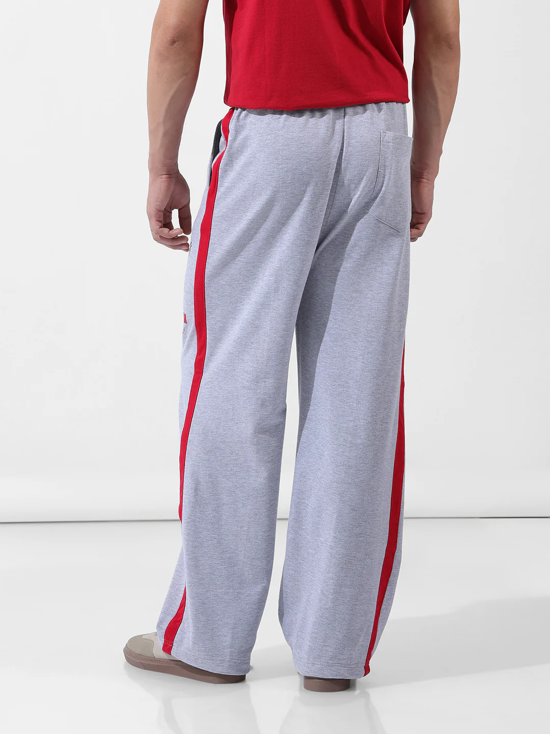 Men's Grey Loose Fit Character Printed Joggers - Image 6