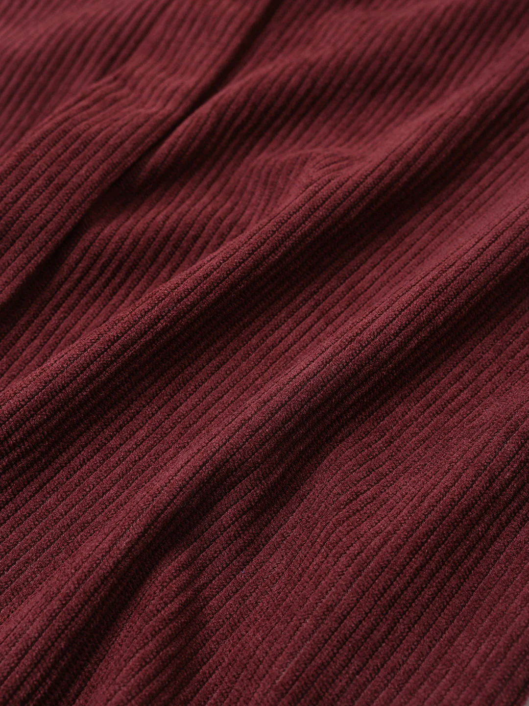 Men's Maroon Regular Fit Solid Casual Shirt - Image 8