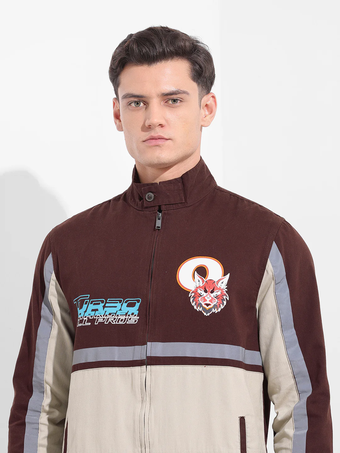Men's Maroon Regular Fit Graphic Printed Casual Shirt - Image 5