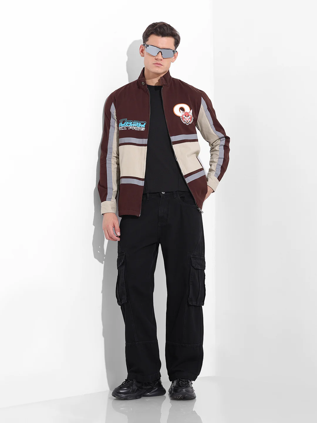 Men's Maroon Regular Fit Graphic Printed Casual Shirt - Image 8