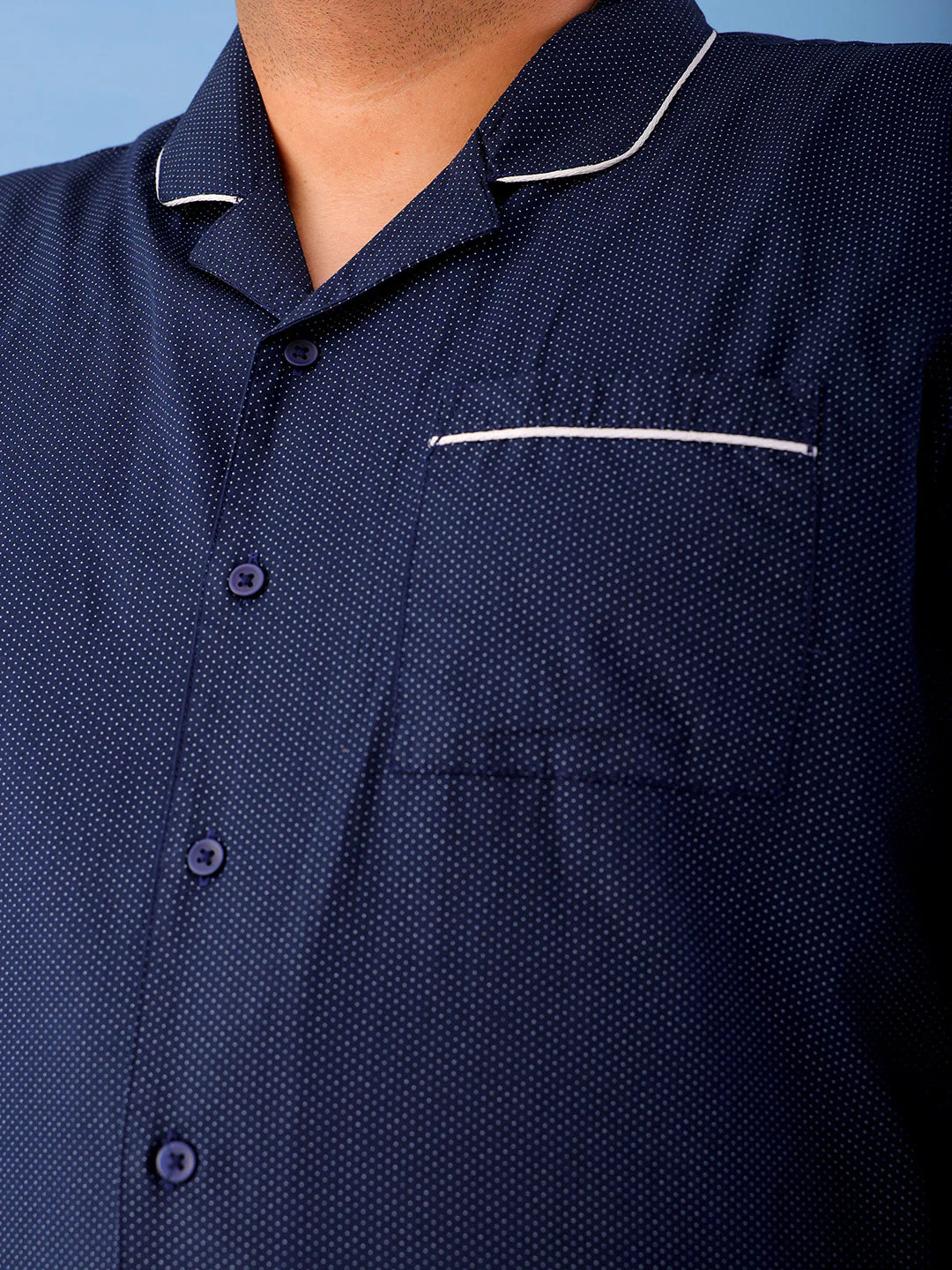 Men's Printed Plus Size Lounge Set - Image 10