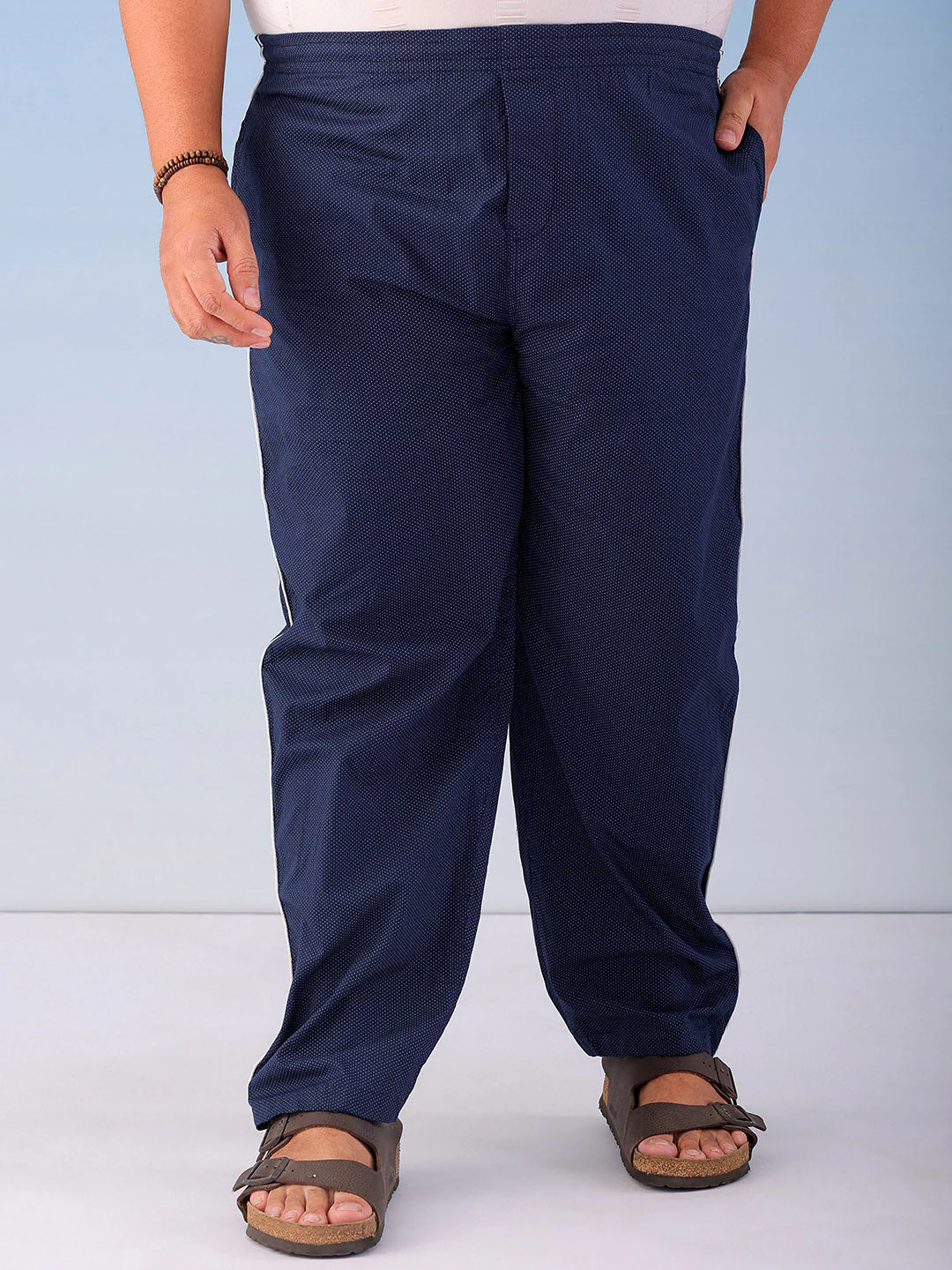 Men's Printed Plus Size Lounge Set - Image 4