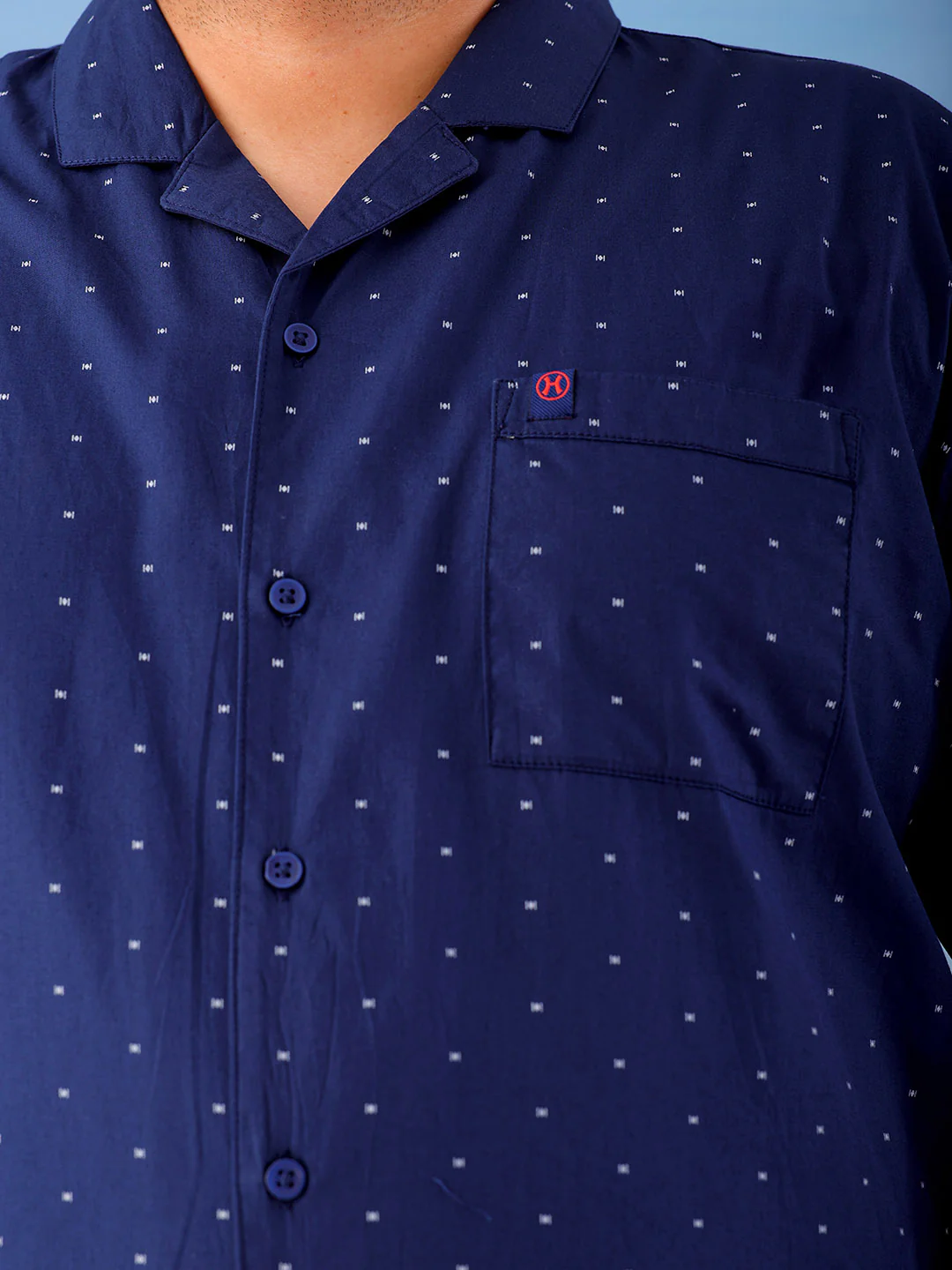 Men's Printed Plus Size Lounge Set - Image 6