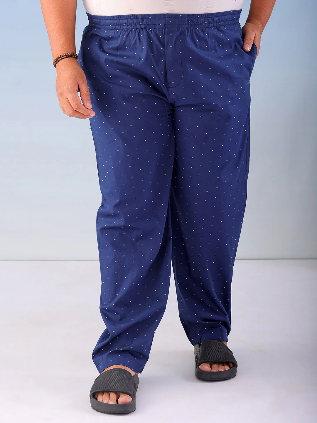 Men's Printed Plus Size Lounge Set - Image 7