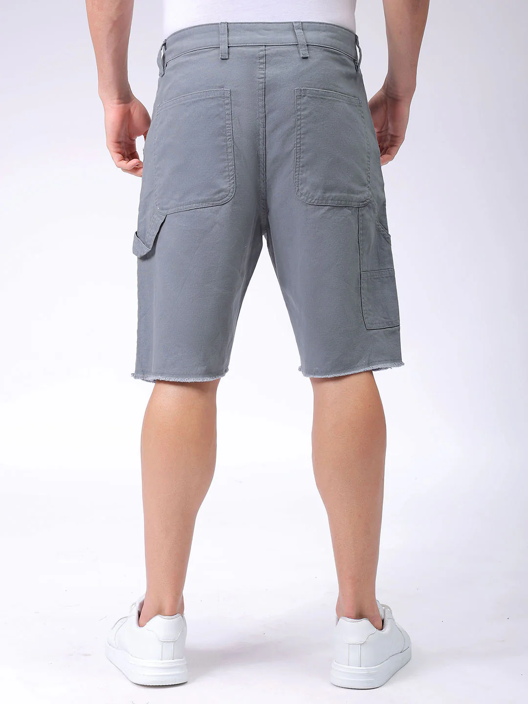 Men's Stormy Weather Relaxed Fit Solid Utility Shorts - Image 3