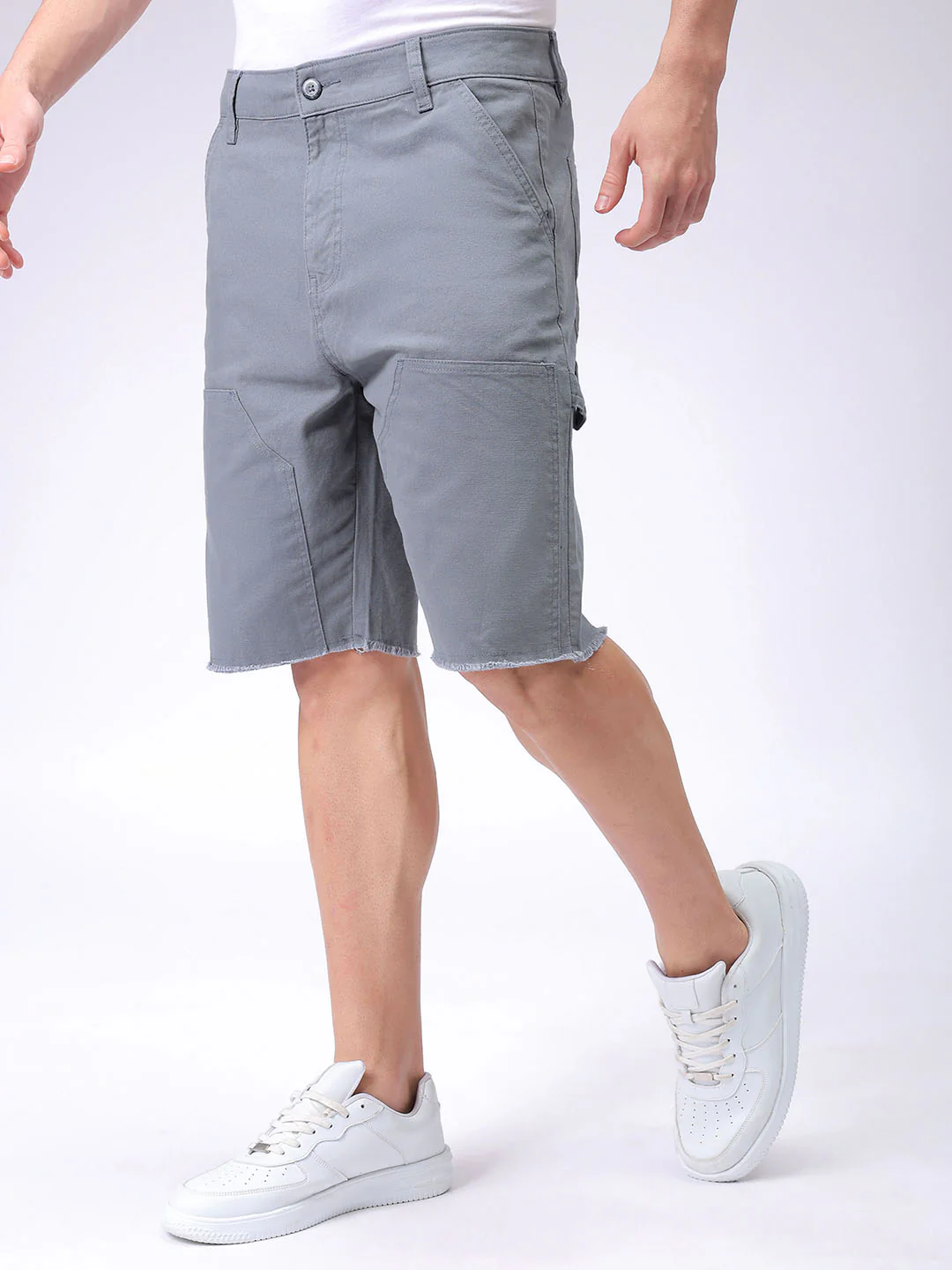 Men's Stormy Weather Relaxed Fit Solid Utility Shorts - Image 4