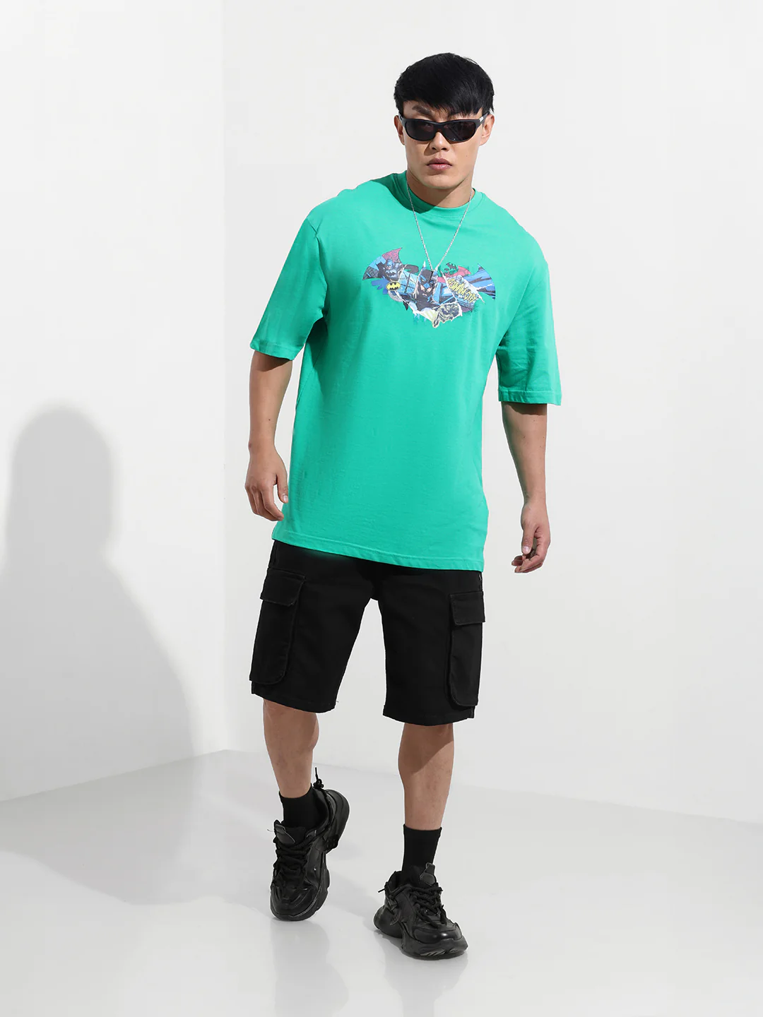 Men's Printed Raw Edge T-shirt - Image 2