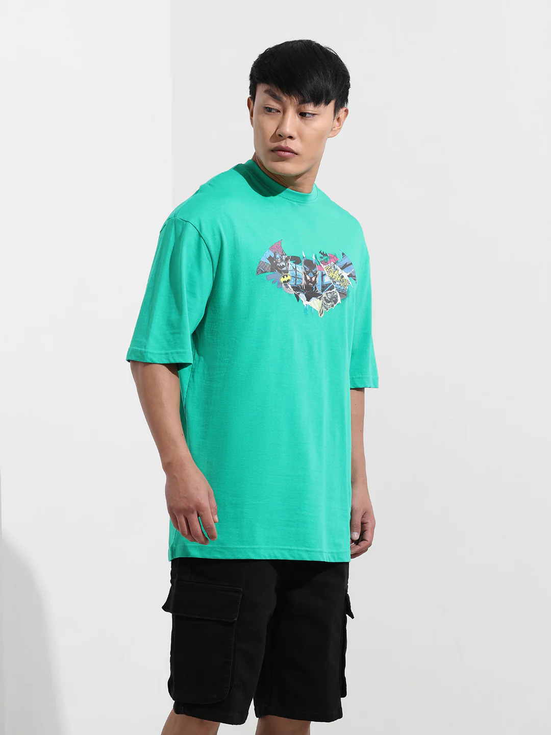 Men's Printed Raw Edge T-shirt - Image 3