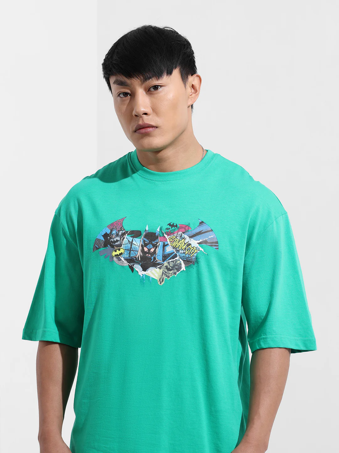 Men's Printed Raw Edge T-shirt - Image 5