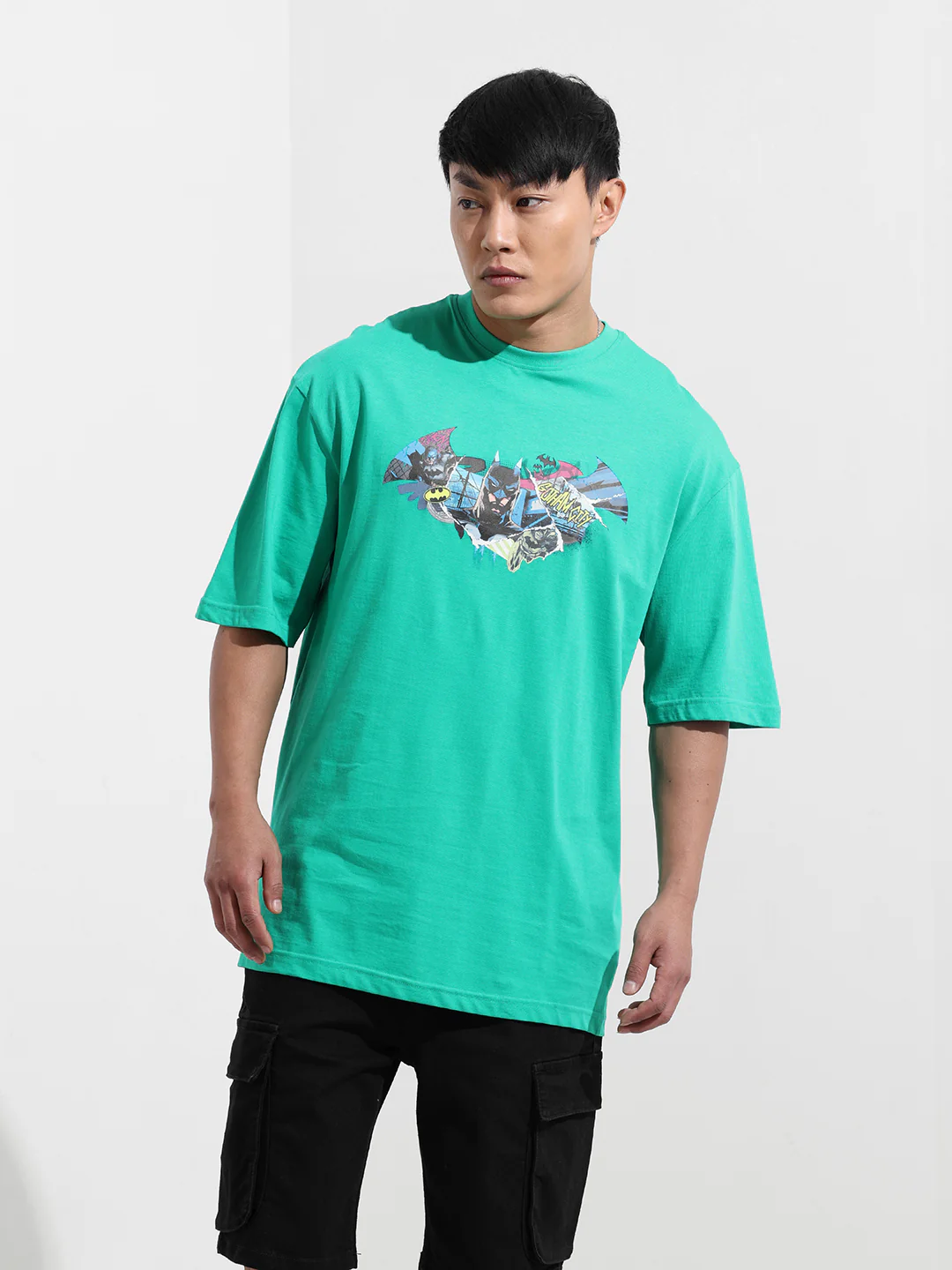 Men's Printed Raw Edge T-shirt - Image 6