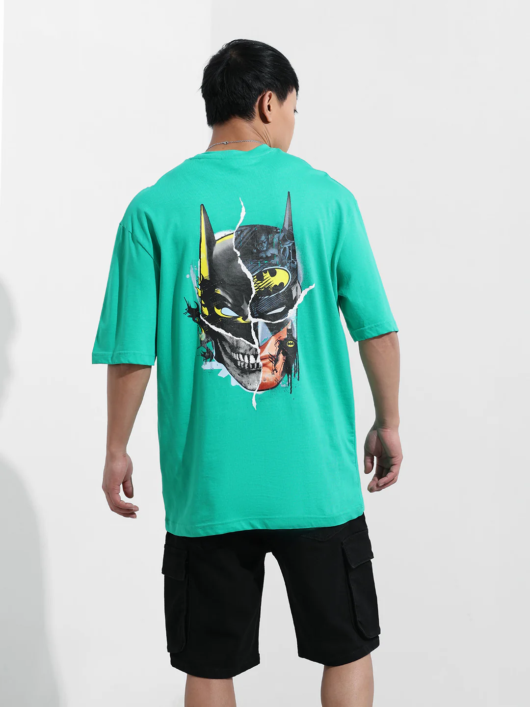Men's Printed Raw Edge T-shirt - Image 7